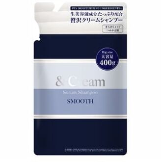&Cream Serum Shampoo Smooth 400g Refill