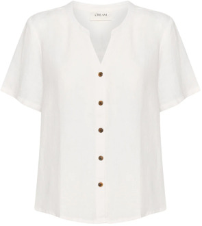 Cream Shirts Cream , White , Dames - S,Xs