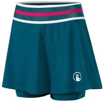 Create Bounce Rok Dames-Petrolblauw,Veelkleurig - XXL