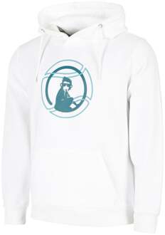 Create Bracket Sweater Met Capuchon Heren-Wit,Veelkleurig - L