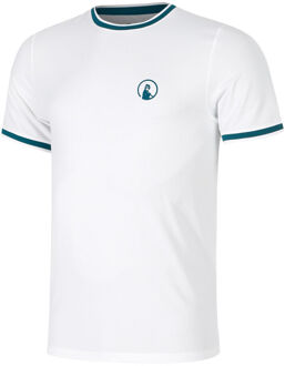 Create Break Ringer T-shirt Heren-Wit,Petrolblauw - XS,S,XXL