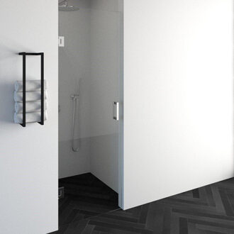 Create Douchedeur - 70x200cm - profielloos - antikalk - 8mm veiligheidsglas - chroom glans 4JC13-70ch