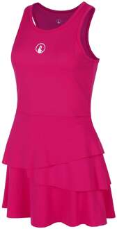 Create Flounce Jurk Meisjes-Pink,Wit roze - 164