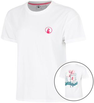 Create Flower T-shirt Dames-Wit,Veelkleurig - XS,S,M,L,XL