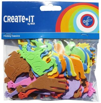 Create it! Foamstickers Create It - Dieren 64 Stuks