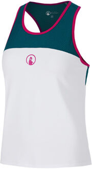 Create Racerback Tanktop Meisjes-Petrolblauw,Veelkleurig - 116