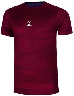 Create Receiver Wipe T-shirt Heren-Wijnrood,Wit - S