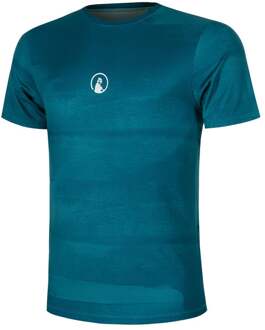 Create Receiver Wipe T-shirt Jongens-Petrolblauw,Wit - 116