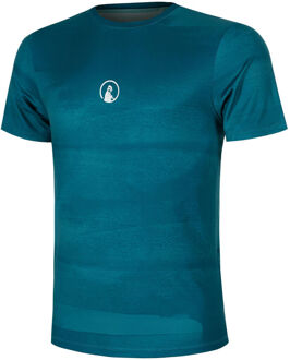 Create Receiver Wipe T-shirt Jongens-Petrolblauw,Wit - 140