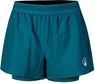 Create Rematch 2in1 Shorts Dames-Petrolblauw,Wit - XS,S,M,L,XL,XXL