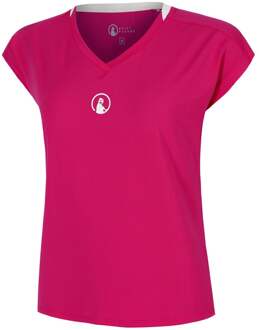 Create Volley T-shirt Dames-Pink,Wit - XS