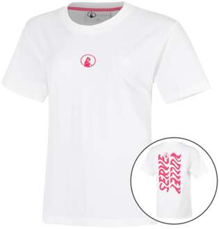 Create Wavy Boyfriend T-shirt Dames-Wit,Pink - XS,S,M,L,XL