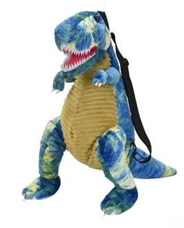 Creatieve 3D Krokodil Kinderen Rugzakken Animal Cartoon Kids Reizen Schooltas Voor Jongens Meisjes Verjaardagscadeaus Blauw