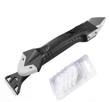 Creatieve 5in1 Siliconen Remover Kalefateren Finisher Kit Glad Schraper Grout Kit Tools Plastic Handgereedschap Set Accessoires # Jood