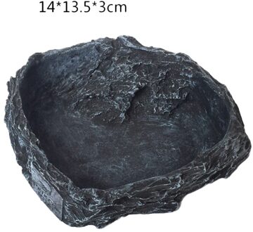 Creatieve Amfibieën Voeden Kommen Voor Gecko Slangen Hagedis Hars Ambachten Reptiel Schildpad Water Schotel Voedsel Speelgoed Dierbenodigdheden stijl 4