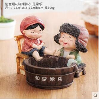 Creatieve Asbak Nordic Stijl Decoratie Persoonlijkheid Trend Leuke Meisje Chinese Retro Home Office Decoratie Asbak