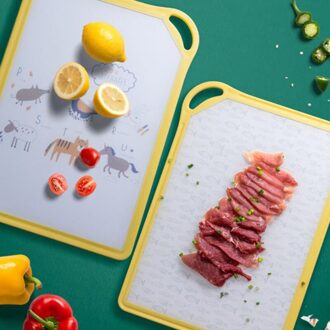 Creatieve Baby Snijplank Keuken Fruit Hakken Tool Food Grade Extra Pp Plastic Snijden Plaat Huishoudelijke Keukengerei