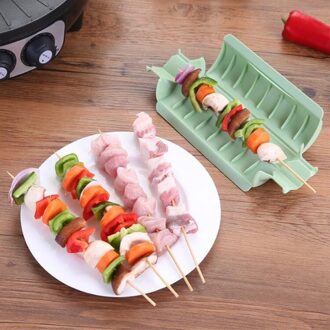 Creatieve barbecue tool spies vlees antislip spies vlees voedsel spies
