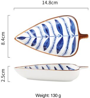 Creatieve Bladvorm Kruiden Kom Keramische Multipurpose Kleine Platen Hapjes Snack Schotel Saus Keuken Gerechten Sushi Taart Lade