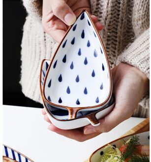 Creatieve Bladvorm Kruiden Kom Keramische Multipurpose Kleine Platen Hapjes Snack Schotel Saus Keuken Gerechten Sushi Taart Lade