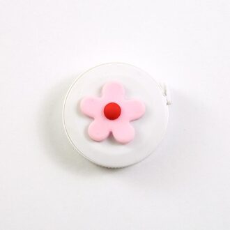 Creatieve Briefpapier Cartoon Meetlint Leuke Draagbare Fan 1.5M Voeten Dubbele Maat Meten Tape Meten Kleine Meetlint Roze