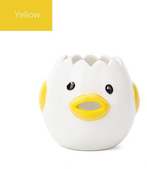 Creatieve Cartoon Kip Eigeel White Separator Keramiek Keramische Cartoon Kuiken Ei Separator Eetkamer Koken Keuken Gadget