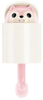 Creatieve Cartoon Opslag Haak Leuke Kleine Eekhoorn Vorm Rekbaar Jas Sleutelhouder Kinderen Slaapkamer Decoraties 03