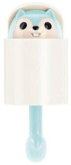 Creatieve Cartoon Opslag Haak Leuke Kleine Eekhoorn Vorm Rekbaar Jas Sleutelhouder Kinderen Slaapkamer Decoraties 04