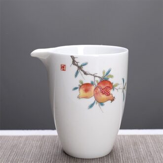Creatieve Chinese Wit Porselein Hand Geschilderd Cha Hai Handgemaakte Thee Set Keramische Huishoudelijke Theekopje Kantoor Water Mok Drinkware F
