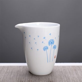 Creatieve Chinese Wit Porselein Hand Geschilderd Cha Hai Handgemaakte Thee Set Keramische Huishoudelijke Theekopje Kantoor Water Mok Drinkware