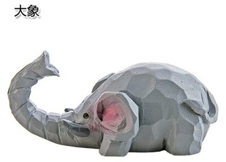 Creatieve Dier Haak Hanger Muur Houder Decor Office Slaapkamer Kapstok Naadloze Haak Voor Home Keuken Organizer olifant