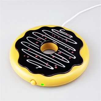 Creatieve Donut Usb Cup Warmer Mat Pad Voor Koffie Thee Drank Verwarming Beker Mat Koffie Kop Mok mat