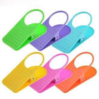 Creatieve Draagbare Drinkbeker Houder Clip Clamp Voor Bureau Tafel Kantoor Cup Koffie Bekerhouder DFDS889