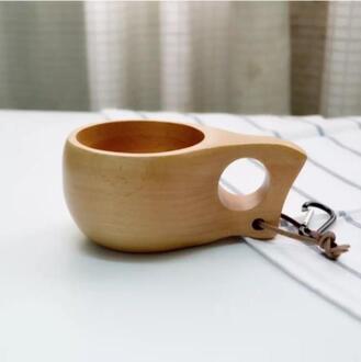 Creatieve Draagbare Hout Koffie Mok Rubber Houten Thee Melk Kopjes Water Drinken Mokken Drinkware Handgemaakte Sap Citroen Theekopje A 13x8.5x5.5cm