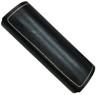 Creatieve Draagbare Zipper Bril Clam Shell Zonnebril Hard Case Protector Box zwart