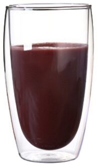 Creatieve Dubbele Lagen Koffie Mokken Handvat Mokken Drinken Isolatie Hittebestendig Glas Drinkware Water Melk Thee Kopjes 450ml