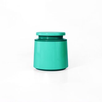 Creatieve En Eenvoudige Thee Caddy 250G Blik Kan Geschenkdoos Huishouden Spiraal Verzegelde Opslag Lege Kan blauw single can