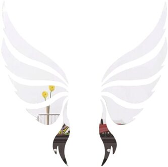 Creatieve Engelenvleugels Acryl Spiegel 3D Muurstickers Engelenvleugels Muursticker Sticker DIY Art Home Office Decoratie Sticker