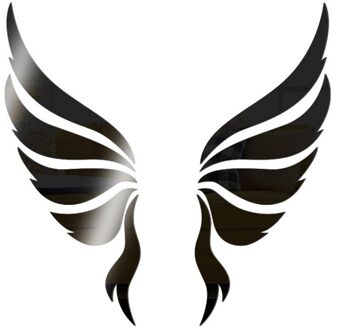 Creatieve Engelenvleugels Acryl Spiegel 3D Muurstickers Engelenvleugels Muursticker Sticker DIY Art Home Office Decoratie Sticker