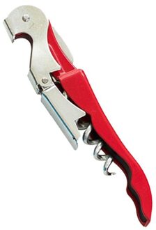 Creatieve Flesopener Rvs Wijn Corkscrew Bierfles Kan Remover Cutter Voor Keuken Gereedschap Bar Accessoires Rood