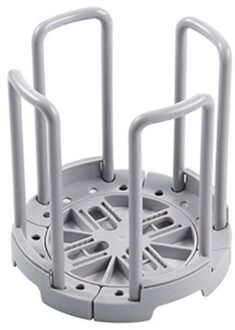 Creatieve Flexibele Afvoer Plaat Opslag Rekken Keuken Helper Plank Kom Organizer Huishouden Keuken Accessoires Afvoer Water Frame grijs