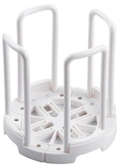 Creatieve Flexibele Afvoer Plaat Opslag Rekken Keuken Helper Plank Kom Organizer Huishouden Keuken Accessoires Afvoer Water Frame wit