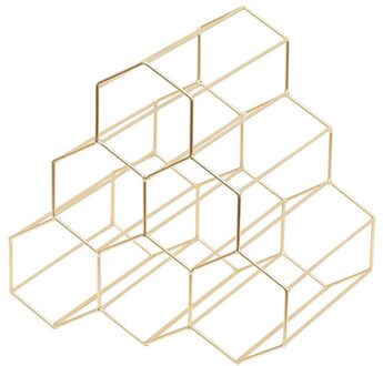 Creatieve Geometrische Wijnrek Metalen Eenvoudige Huishoudelijke Druif Wijnrek Restaurant Woonkamer Bar Wijn Kast Display