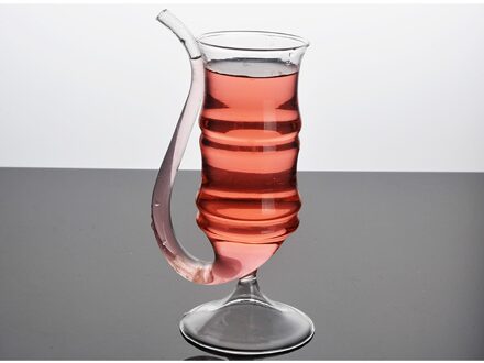 Creatieve Glas Stro Mok Drinkware Beker Mok Bamboe Glas 2 Pcs 200 Ml Cocktail Cups Met Rietjes Voor Wijn Sap koud Drankje