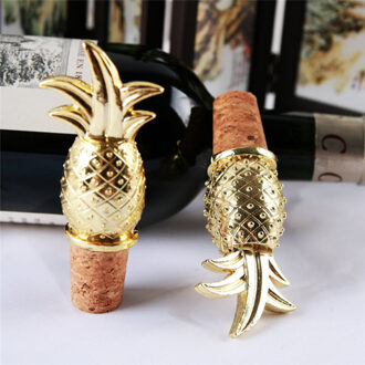 Creatieve Gouden Ananas Wijn Stopper 1 Pc Wedding Party Decoraties House Moving Business Travel Reizen Souvenirs