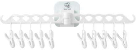 Creatieve Gratis Ponsen Muur Opknoping Droogrek Multifunctionele Badkamer Vouwen Badkamer Sokken Opbergrek Reizen Draagbare 01