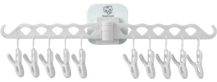 Creatieve Gratis Ponsen Muur Opknoping Droogrek Multifunctionele Badkamer Vouwen Badkamer Sokken Opbergrek Reizen Draagbare 03