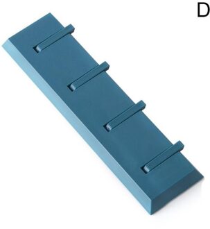 Creatieve Gratis Ponsen Sterk Plakken Haak Badkamer Muur Abs Decoratieve Haak Hanger Kapstok