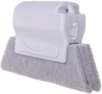 Creatieve Groove Reinigingsborstel, Snel Schoon Alle Hoeken En Gaten Afneembare Deur Window Track Reiniging Borstels Accessoires # T2P grijs