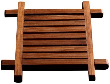 Creatieve Handmatige Coaster Theepot Mat Bamboe Mat Isolatie Thee Mat Ceremonie Zes Gentlemen Thee Art Theeceremonie Accessoires A6